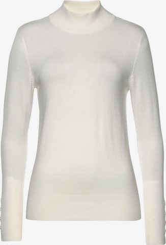 LASCANA Пуловер в бяло: отпред