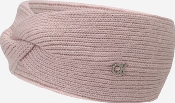 Bandeau Calvin Klein en rose : devant