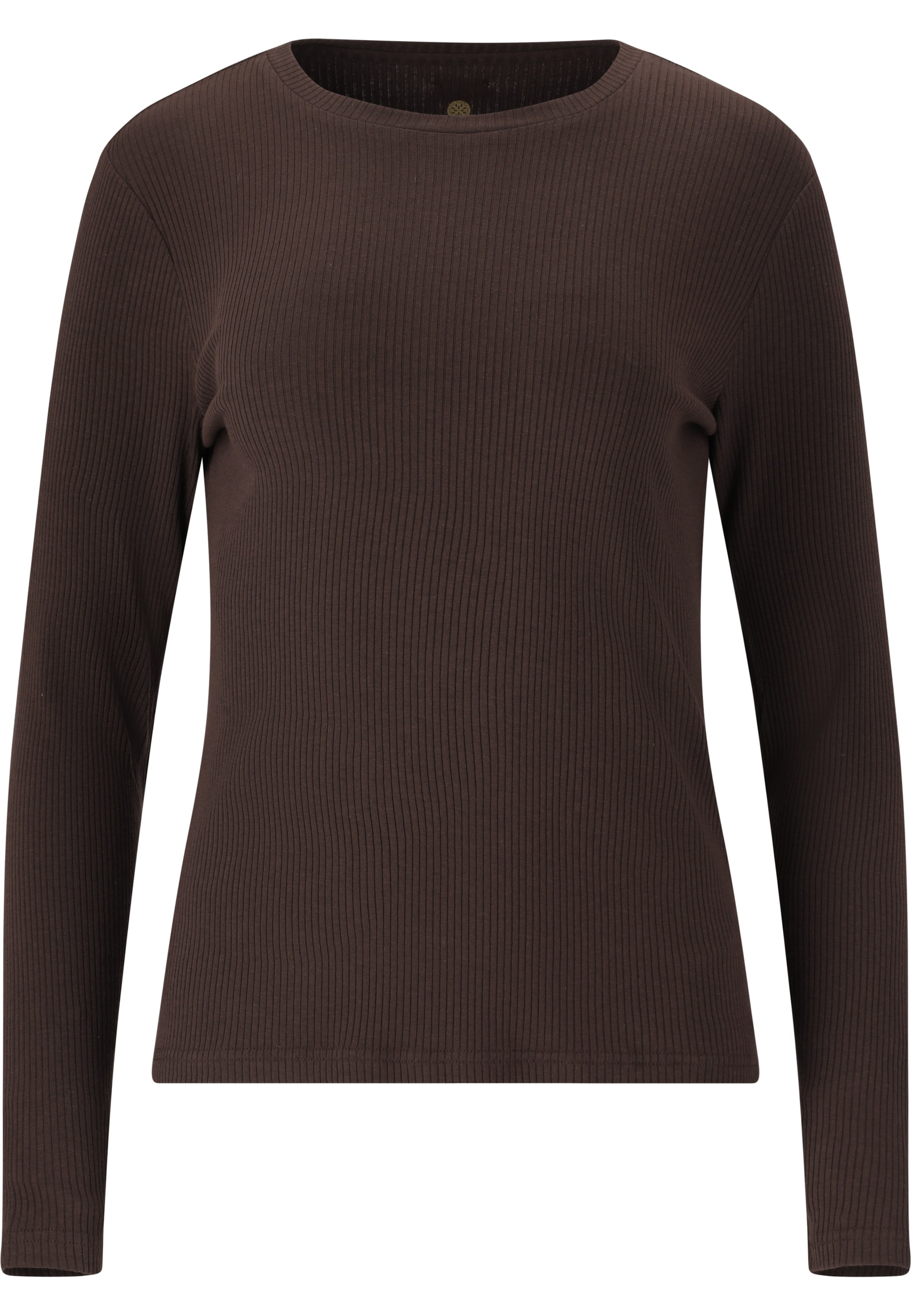 Athlecia Langarmshirt 'Lankae' in Braun: Vorderseite