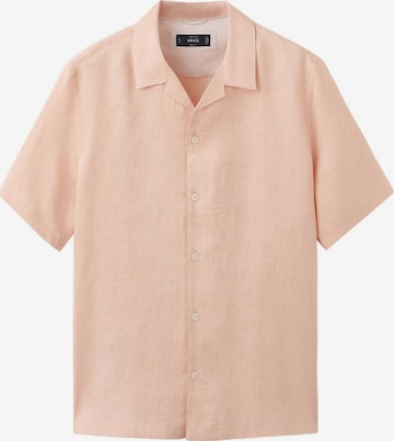 MANGO MAN Hemd 'Ants' in Orange: Vorderseite