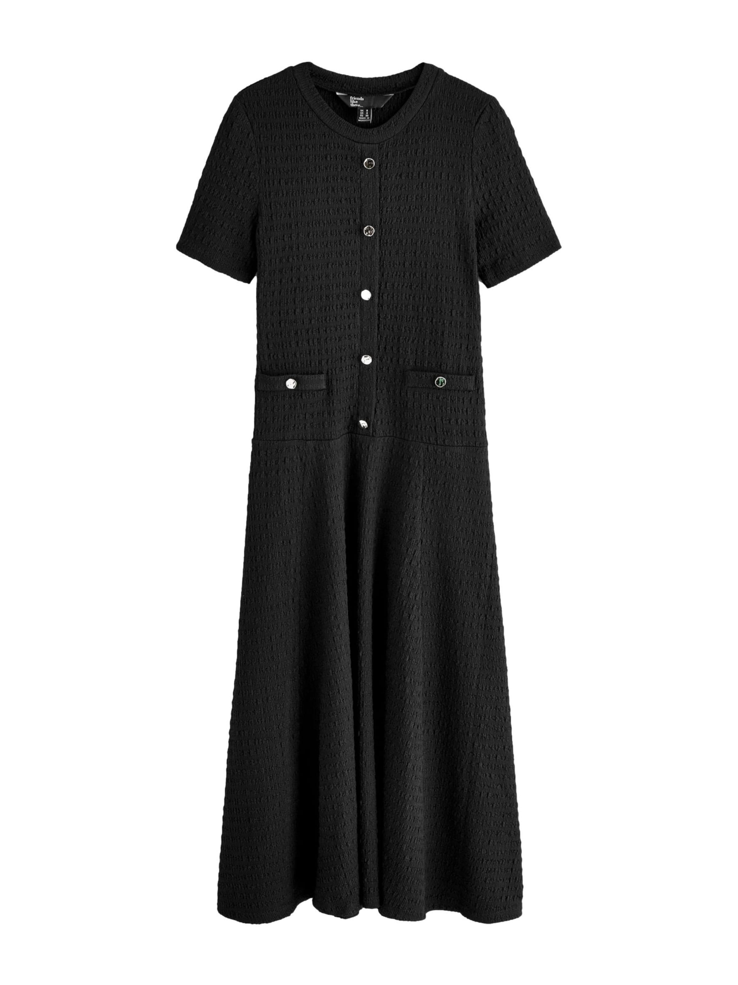 Friends Like These - Vestido em preto: frente