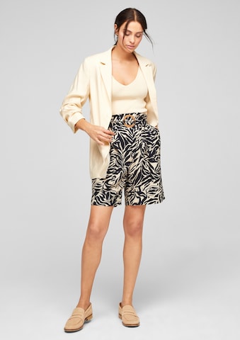 s.Oliver BLACK LABEL Wide Leg Shorts in Blau