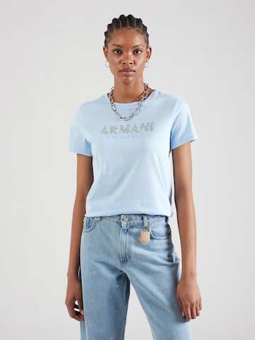 T-shirt ARMANI EXCHANGE en bleu : devant