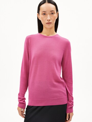 ARMEDANGELS Trui in Roze: voorkant