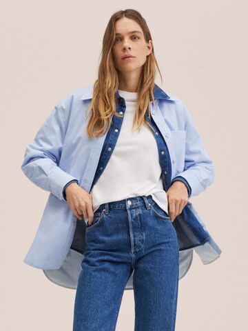 MANGO Between-Season Jacket 'Libelula' in Blue: front