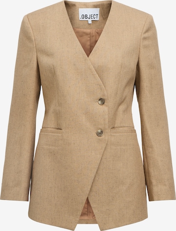 Blazer 'OBJBEA' OBJECT en marron : devant