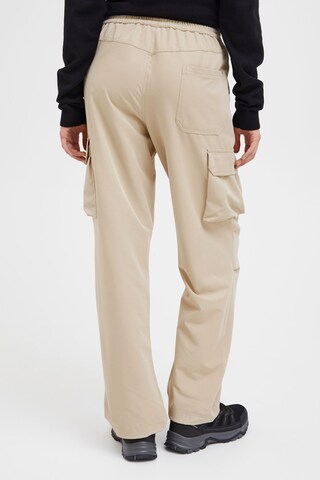 North Bend Loosefit Cargobroek 'Ruva' in Beige