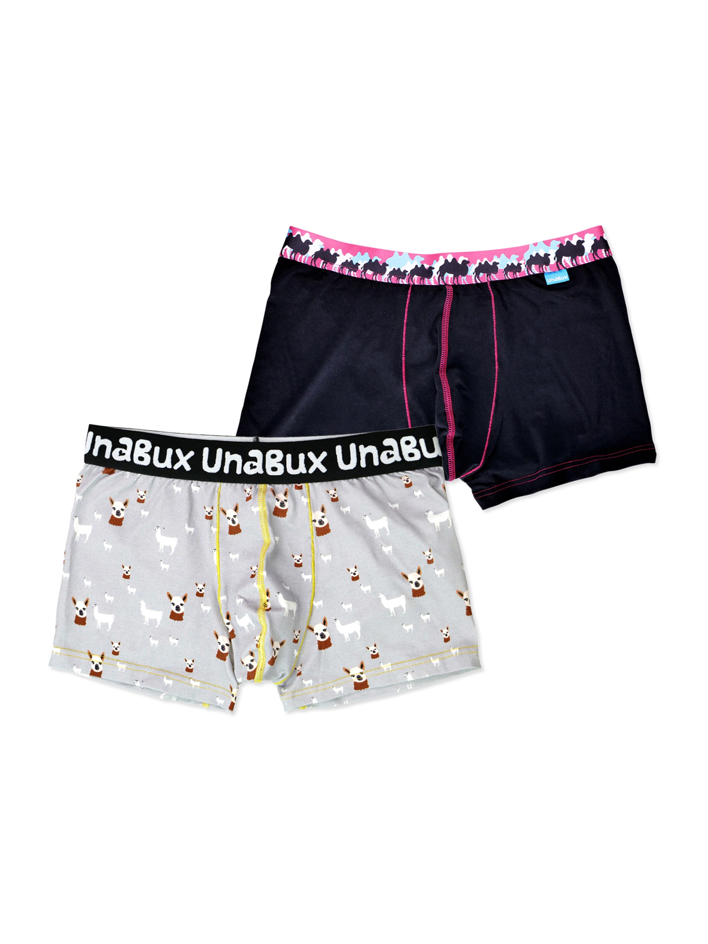 UNABUX Boxer shorts in Grey: front