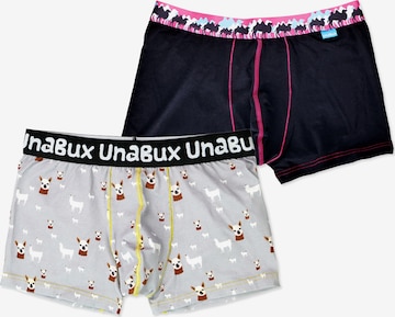 UNABUX Boxer shorts in Grey: front