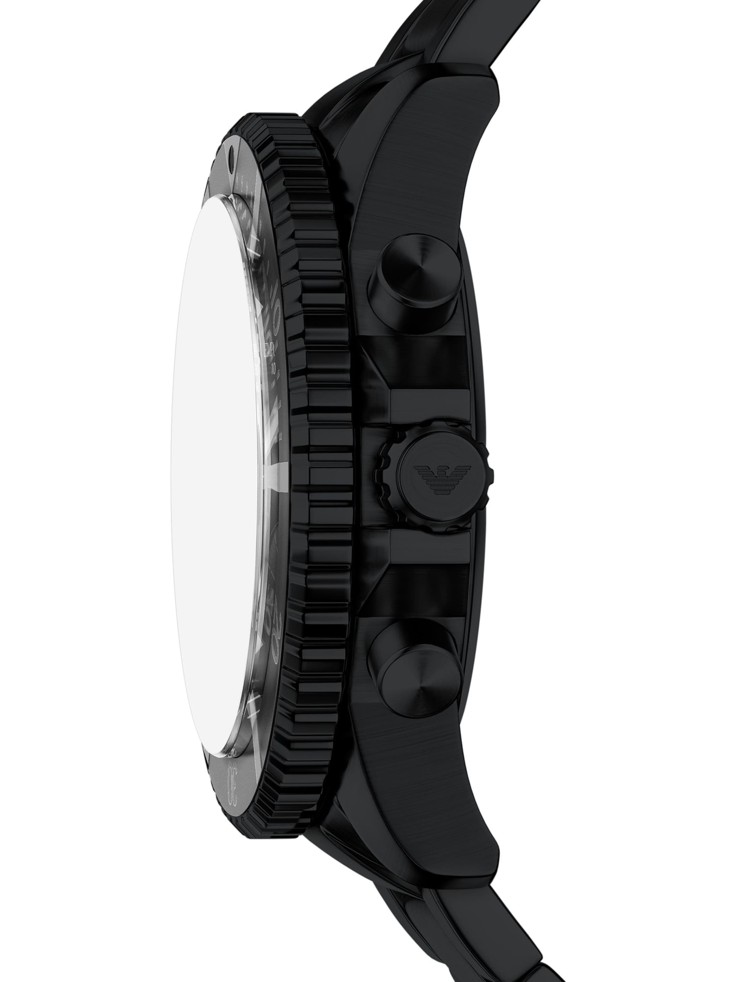 Emporio Armani Analoguhr in Schwarz