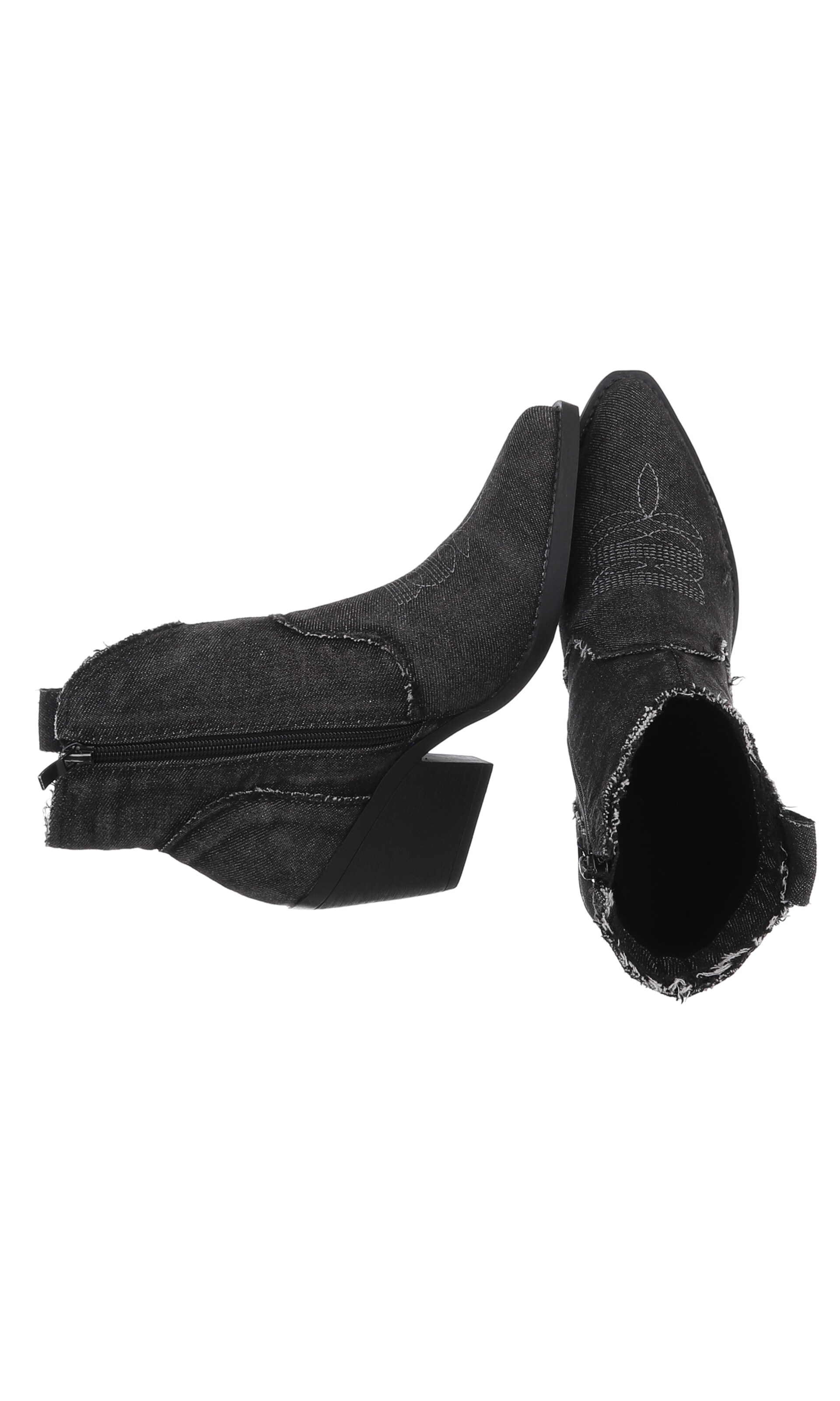 Ital-Design Stiefelette in Schwarz