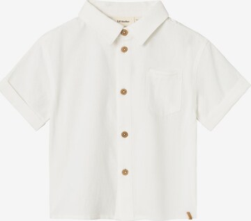 NAME IT Comfort fit Button Up Shirt in White: front