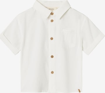 NAME IT Comfort Fit Skjorte i hvid: forside