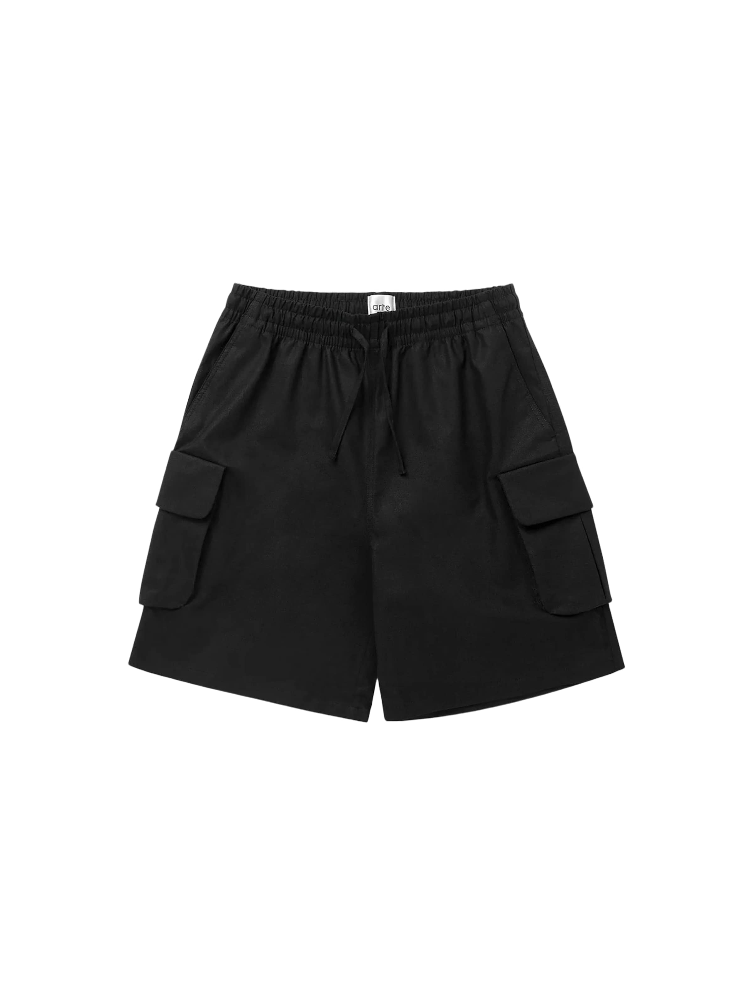 Wide leg Pantaloni cargo di ARTE ANTWERP in nero: frontale