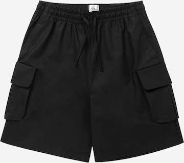 ARTE ANTWERP - Perna larga Calças cargo em preto: frente