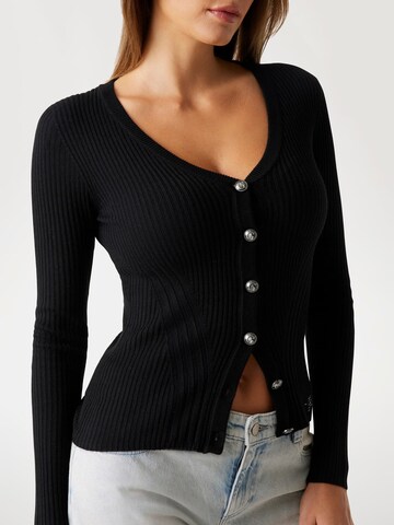 GUESS Knit Cardigan in Black