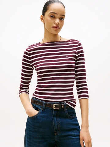 TOMMY HILFIGER Majica 'NEW CODY' | rdeča barva: sprednja stran