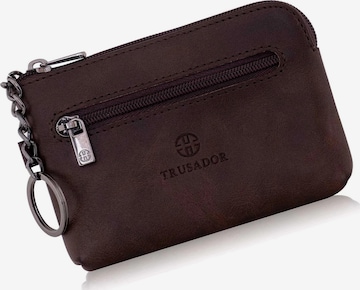 Trusador Schlüsselanhänger 'Milano' in Braun: Vorderseite