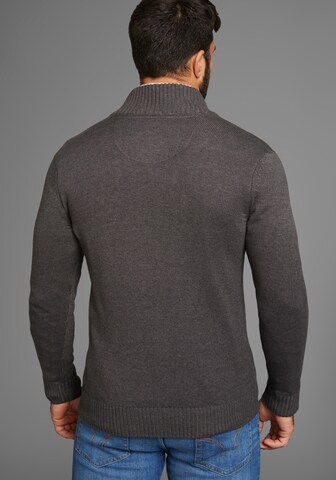 Man's World Knit Cardigan in Grey