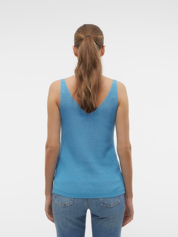 VERO MODA Gebreide top 'NEW LEX' in Blauw