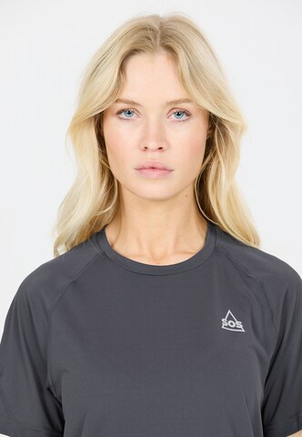 SOS Functioneel shirt 'Pillar' in Grijs