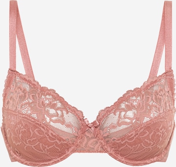 LASCANA Rinnahoidja, värv roosa: eest vaates