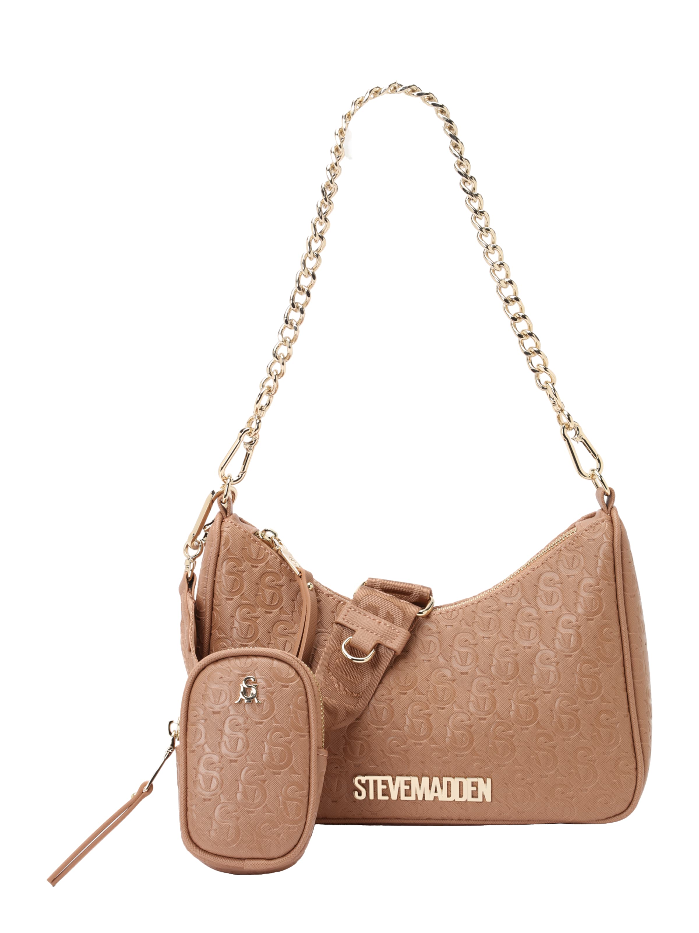 STEVE MADDEN Skuldertaske 'Bvice-E' i brun: forside
