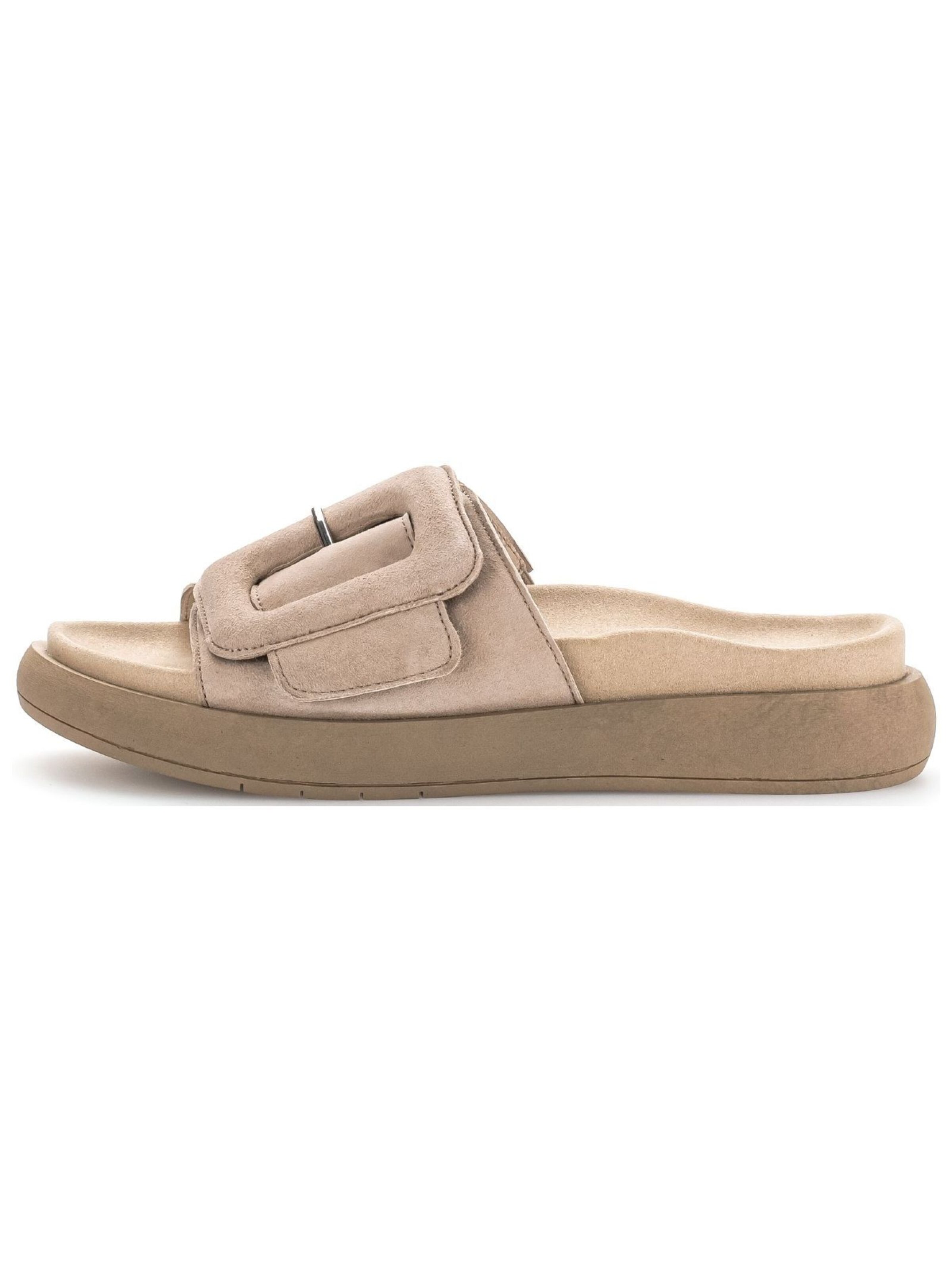 Mule GABOR en beige : sur le côté