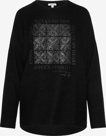 Soccx Sweater in Black: front