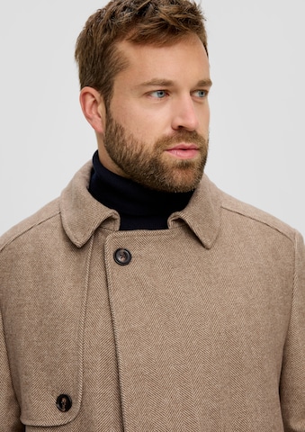 s.Oliver Men Big Sizes Between-Seasons Coat in Brown