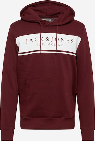 JACK & JONES Sweatshirt 'RIVER' in Rot: front