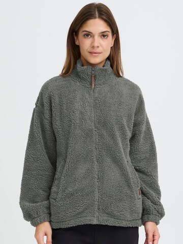 Oxmo - Casaco em moletão ' OXBERINA ' em cinzento