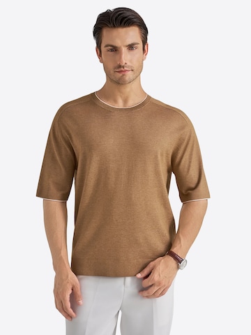 Vantory - Camiseta en marrón: frente