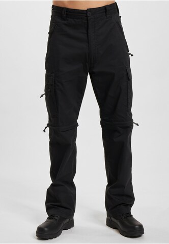 Brandit Regular Cargohose in Schwarz: Vorderseite