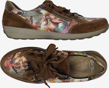 ARA Sneaker 39,5 in Braun: Vorderseite