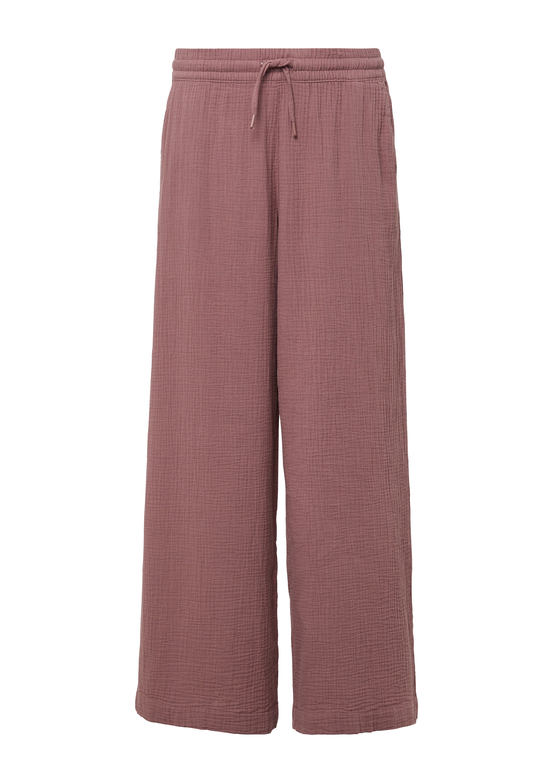Wide Leg Pantalon QS en violet : devant