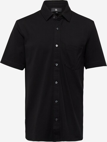 Banana Republic Slim fit Button Up Shirt in Black: front