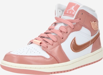 Sneaker înalt 'Air Jordan 1' de la Jordan pe roz: față