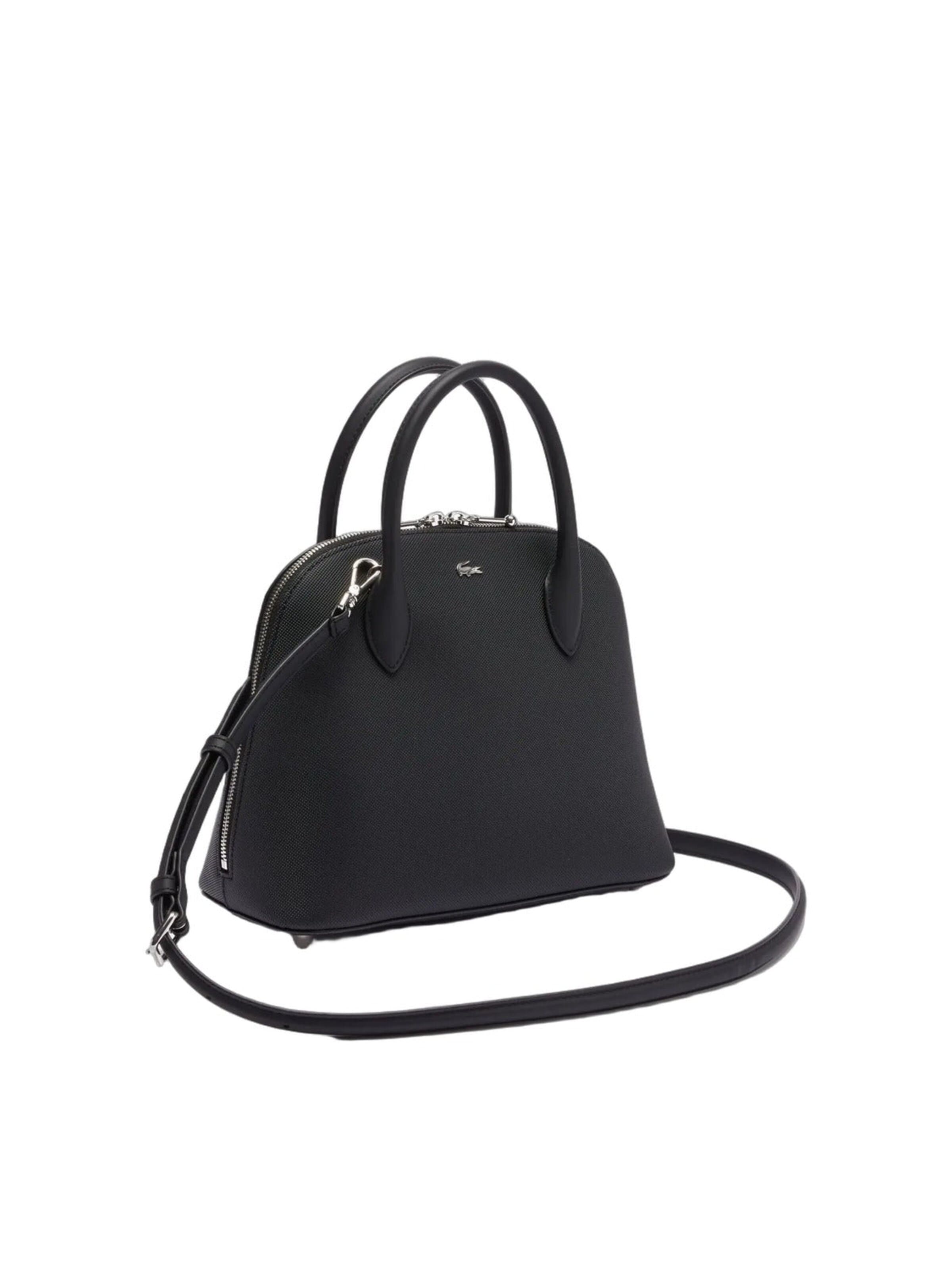 LACOSTE Handtas 'Lacoste Sac à main Daily City Noir' in Zwart