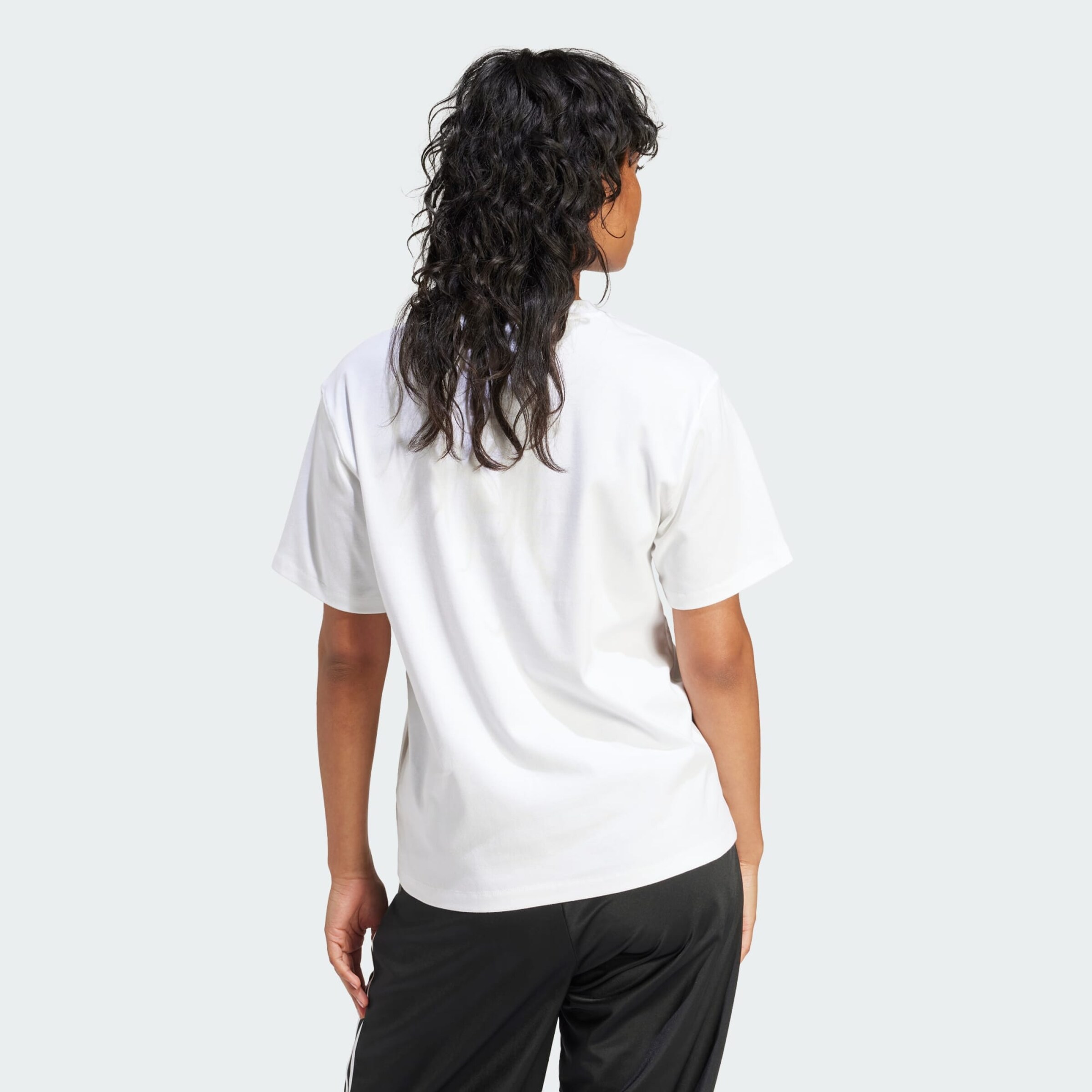 Tシャツ・カットソー adidas Trefoil short sleeve tee white IW6310 adidas Originals Trefoil Tree short sleeve T-shirt White