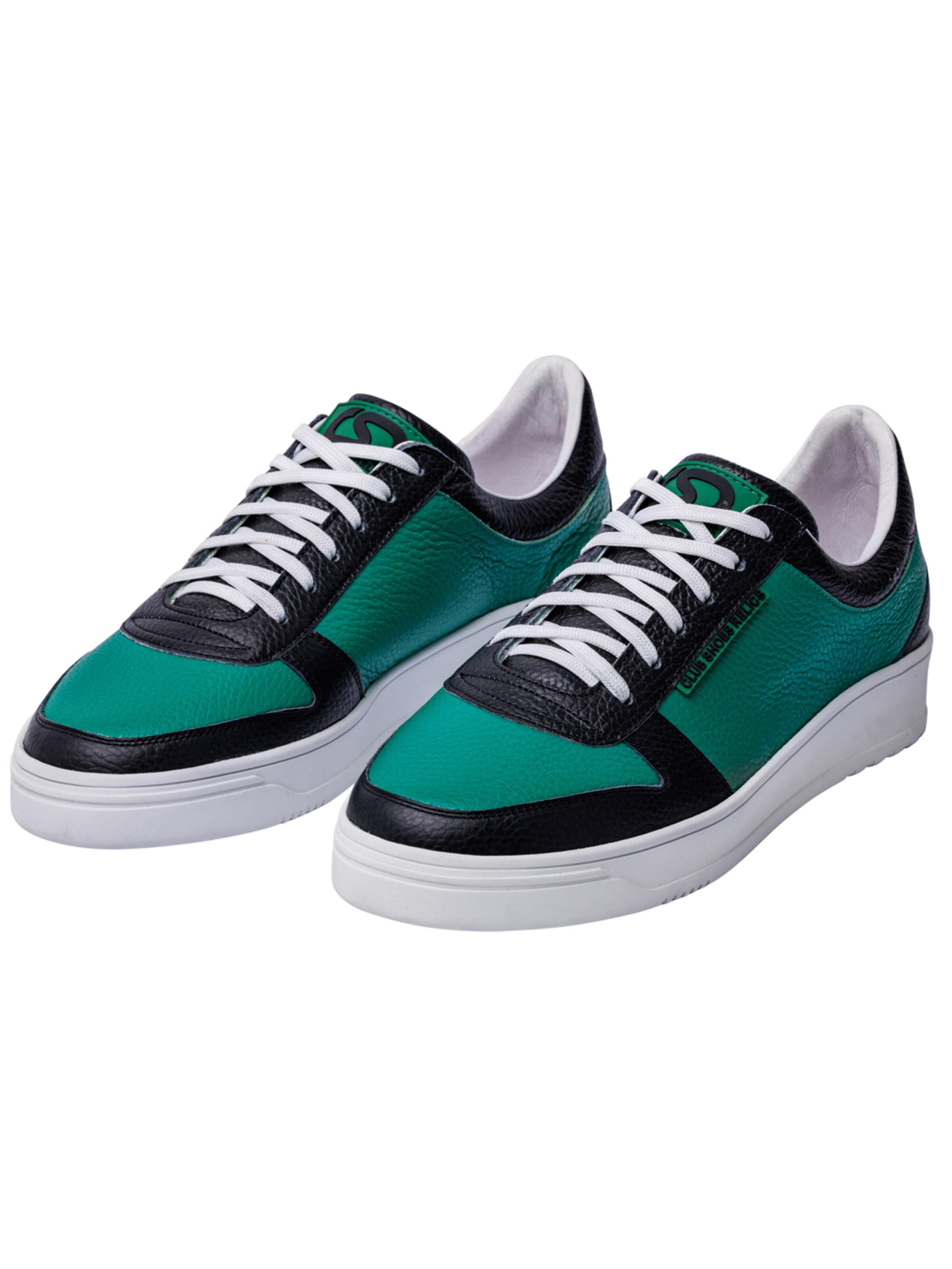 Club Shoes Relics Sneakersy niskie 'Mönchengladbach' w kolorze zielony