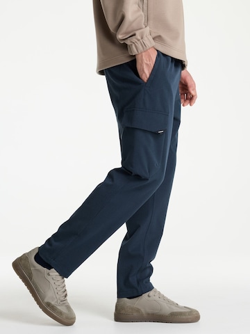 Loosefit Pantalon cargo 'Stone Dual' CHASIN' en bleu