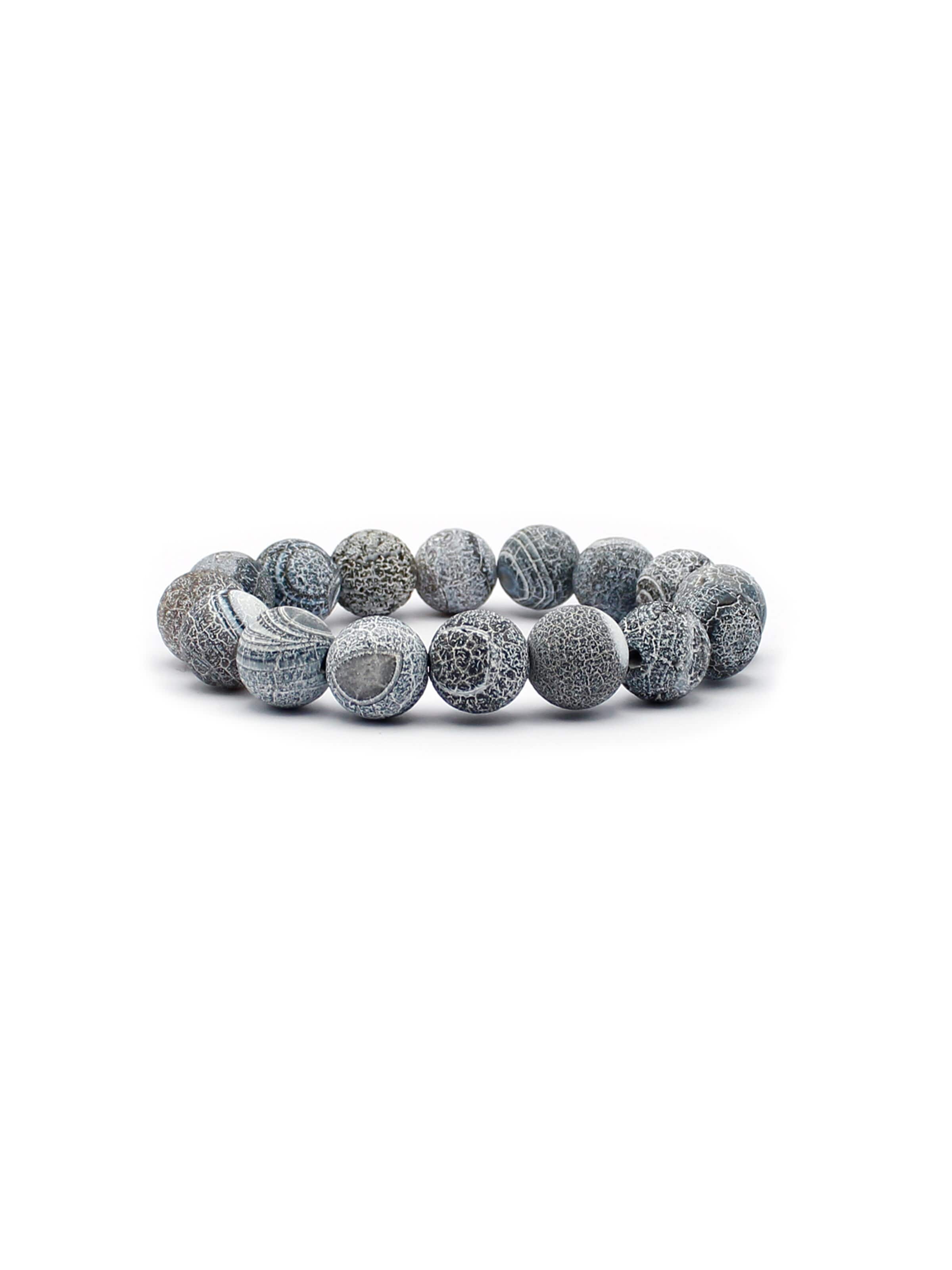 Bracelet 'Iris' Tiger Treasure Qualität, inspiriert seit 1890 en noir : devant