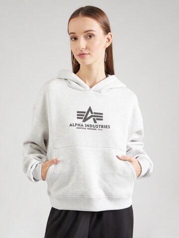 ALPHA INDUSTRIES Свитшот в Серый: спереди