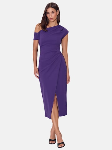 Lipsy Dress in Purple: front