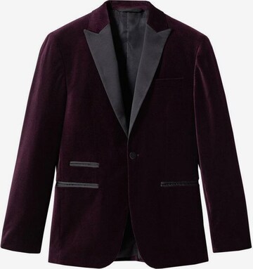 MANGO MAN Business Blazer 'velvet' in Purple: front