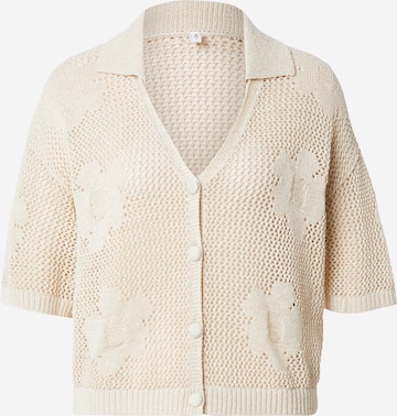 ONLY Knit cardigan 'ONLCELINE' in Beige: front