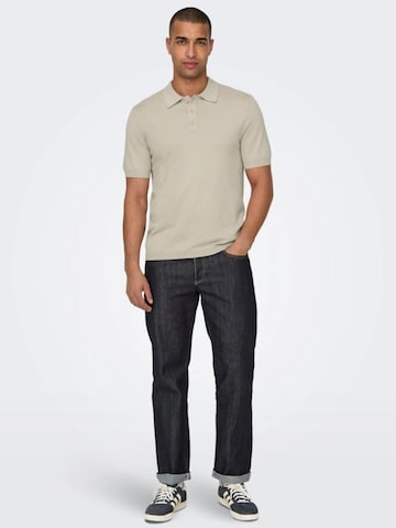 Pull-over Only & Sons en beige