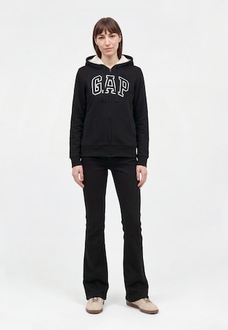 Gap Tall Sweat jacket 'HERITAGE' in Black: front