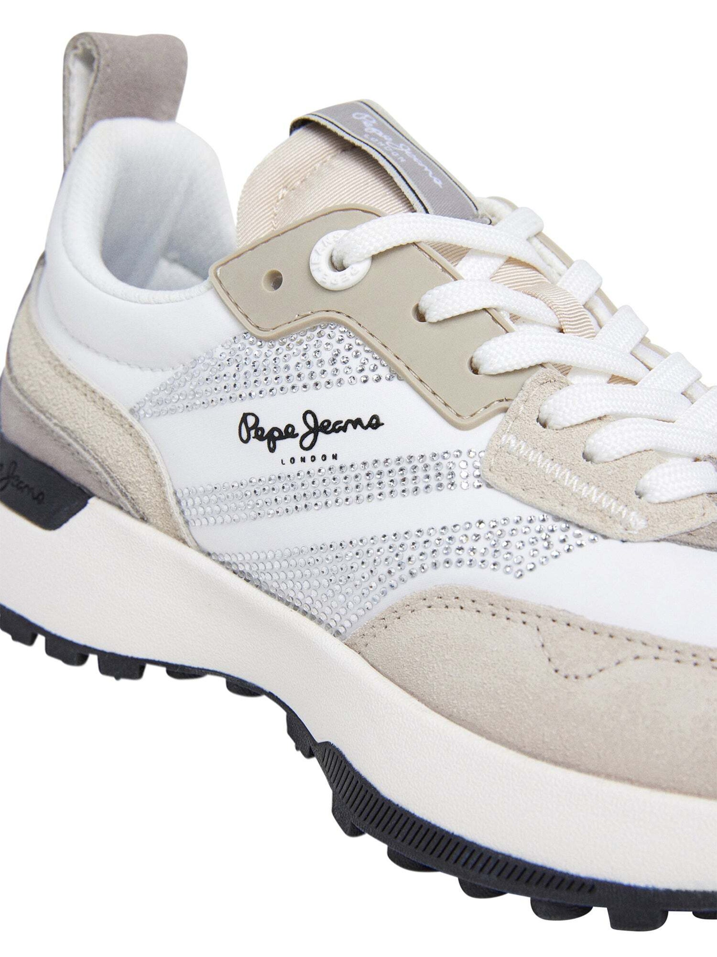 Baskets basses 'Lucky Party W' Pepe Jeans en blanc